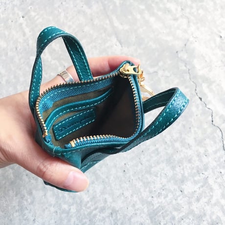 BUCKLE TOTE KEY HOLDER TURQUOISE LIMITED