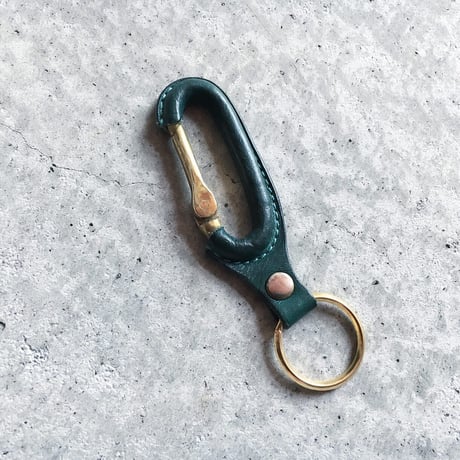 LEATHETR CARABINER TURQUOISE LIMITED