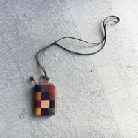 PATCHWORK NECK WALLET