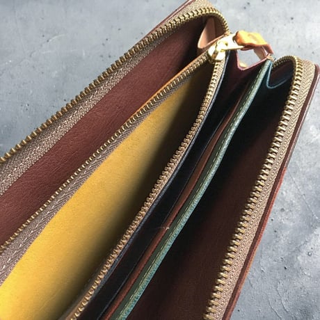 ORTEGA PATCHWORK ZIP WALLET LARGE