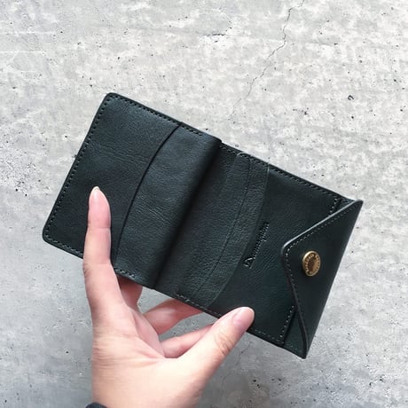 TRIANGLE MINI WALLET  GREEN LIMITED