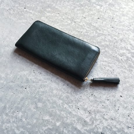 ZIP WALLET LARGE GREEN LIMITED