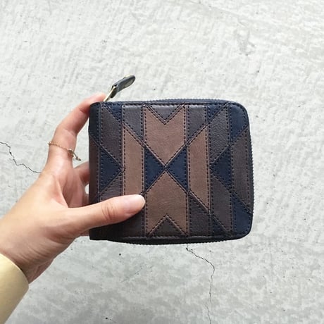 ORTEGA PATCHWORK ZIP WALLET SMALL