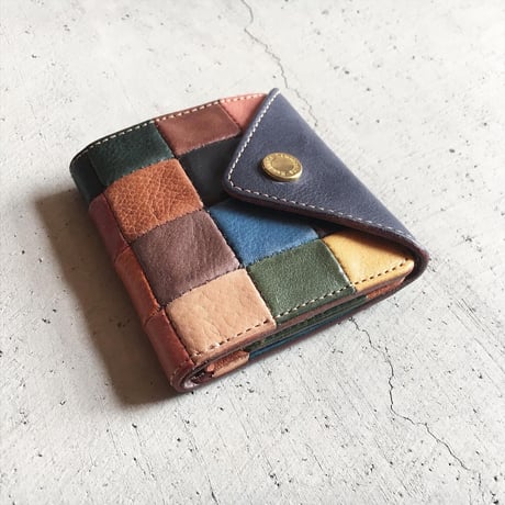 【予約】PATCHWORK TRIANGLE MINI WALLET