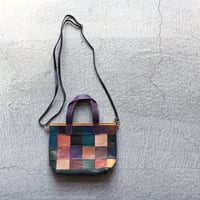 2WAY MINI TOTE  BLOCK PATCHWORK LIMITED