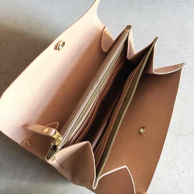 Damasquina ダメージレザー　長財布 2つ折り WALLET LARGE | Damasquina Store