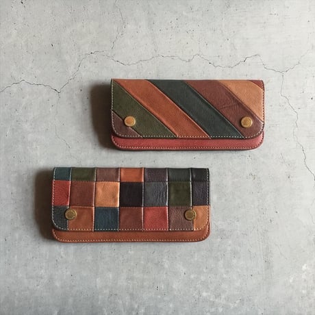 PATCHWORK MOTOR WALLET LARGE