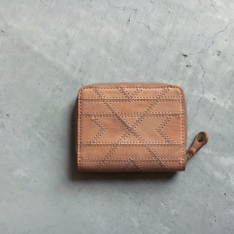 ORTEGA PATCHWORK ZIP MINI WALLET