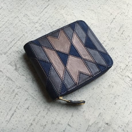 ORTEGA PATCHWORK ZIP WALLET SMALL