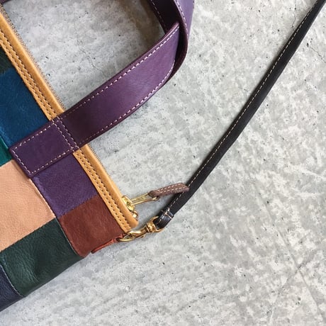 2WAY MINI TOTE  BLOCK PATCHWORK LIMITED