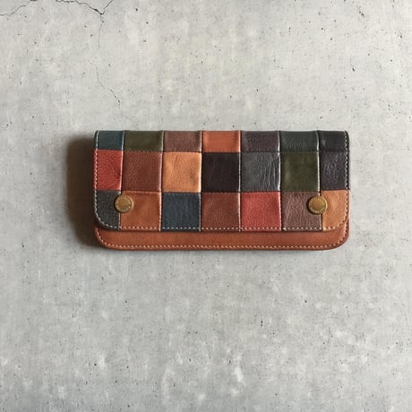 PATCHWORK MOTOR WALLET LARGE