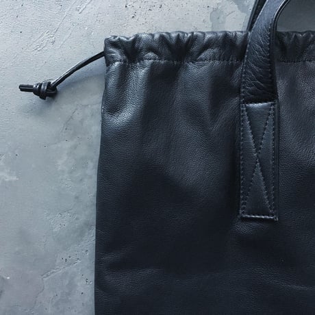 CIRCLE TOTE L-SIZE  WATER PROOF GOAT LEATHER