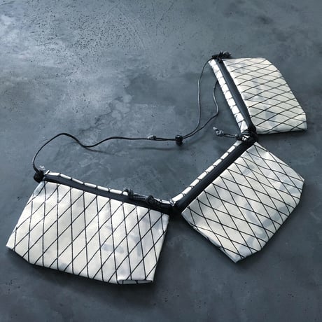 OUT LEATHER  TRIPLE SACOCHE  X-PAC CAMO