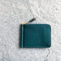 ZIP COIN & MONEY CLIP TURQUOISE LIMITED