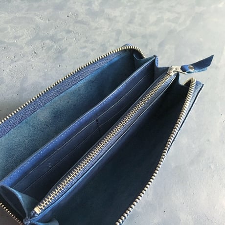 NUBUCK SUEDE ZIP WALLET ORTEGA