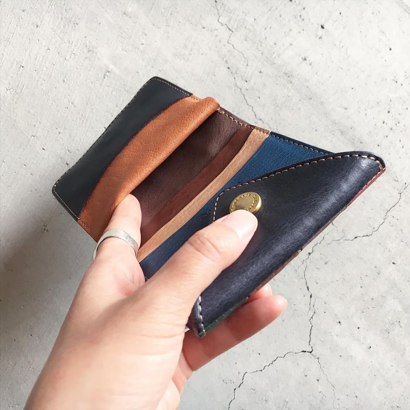 PATCHWORK TRIANGLE MINI WALLET | Damasquina Store