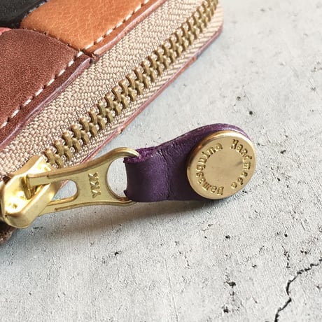 PATCHWORK ZIP WALLET LARGE