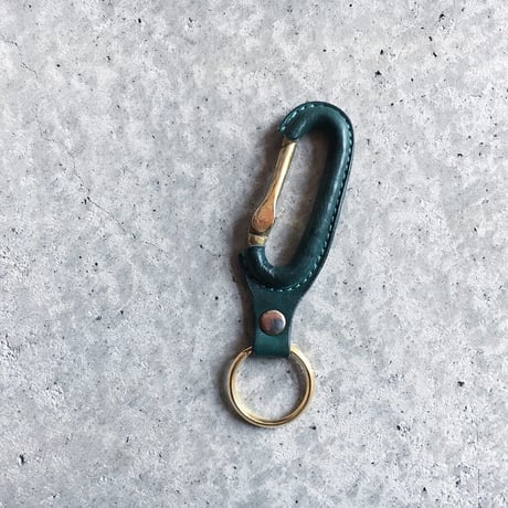 LEATHETR CARABINER TURQUOISE LIMITED