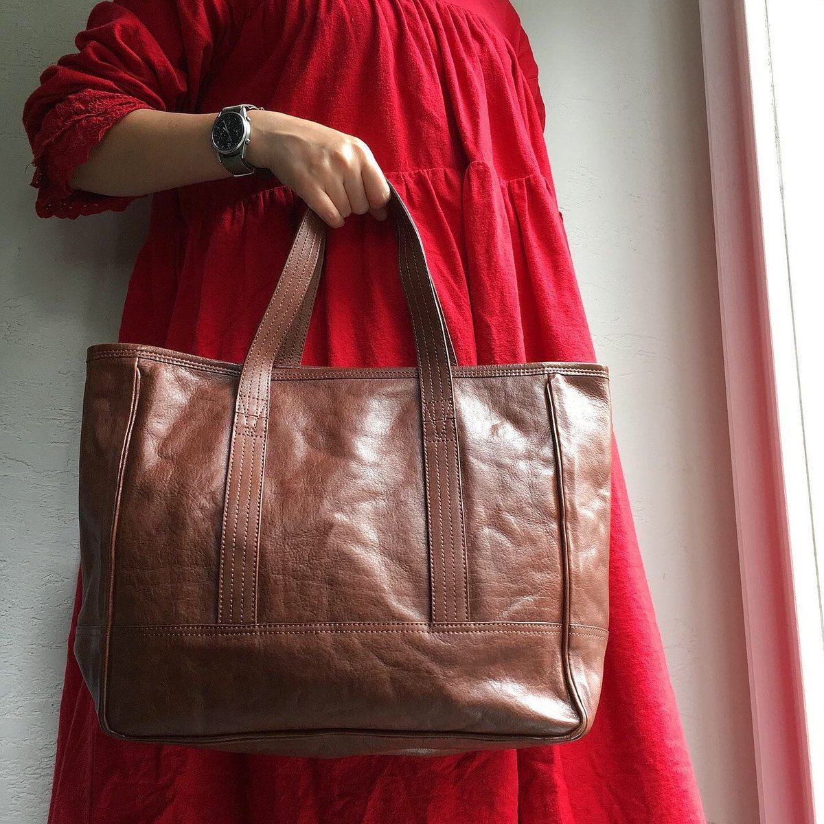 Damasquina ダマスキーナ ビンテージレザートートバッグ VINTAGE TOTE M | Damasquina Store