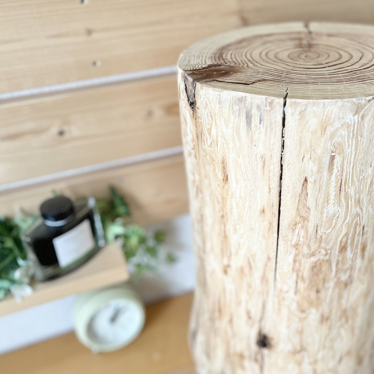 杉の丸太【Lサイズ】L 直径20cm×高さ40cm | はちもも雑貨店