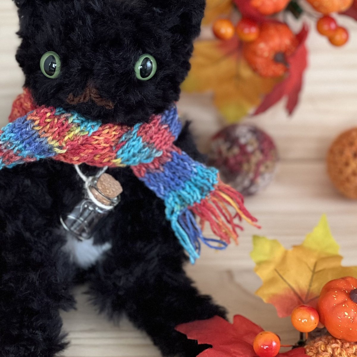 編みにゃんず☆黒猫おぱんつ猫のジェシカちゃん☆ No.176 | はちもも雑貨店