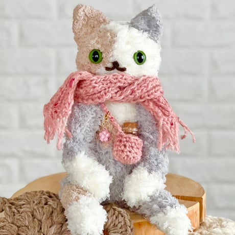 じゃれねこちゃん・ぐでねこちゃんチャーム　紫陽花③ じゃれねこちゃん・ぐでねこちゃんチャーム 紫陽花④