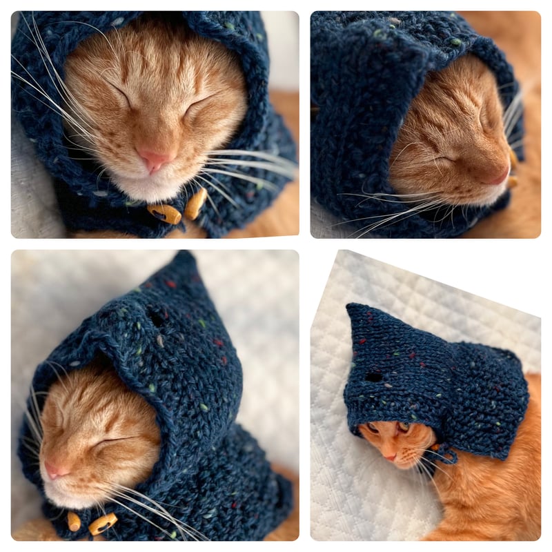 ねこずきん 全8色 | はちもも雑貨店