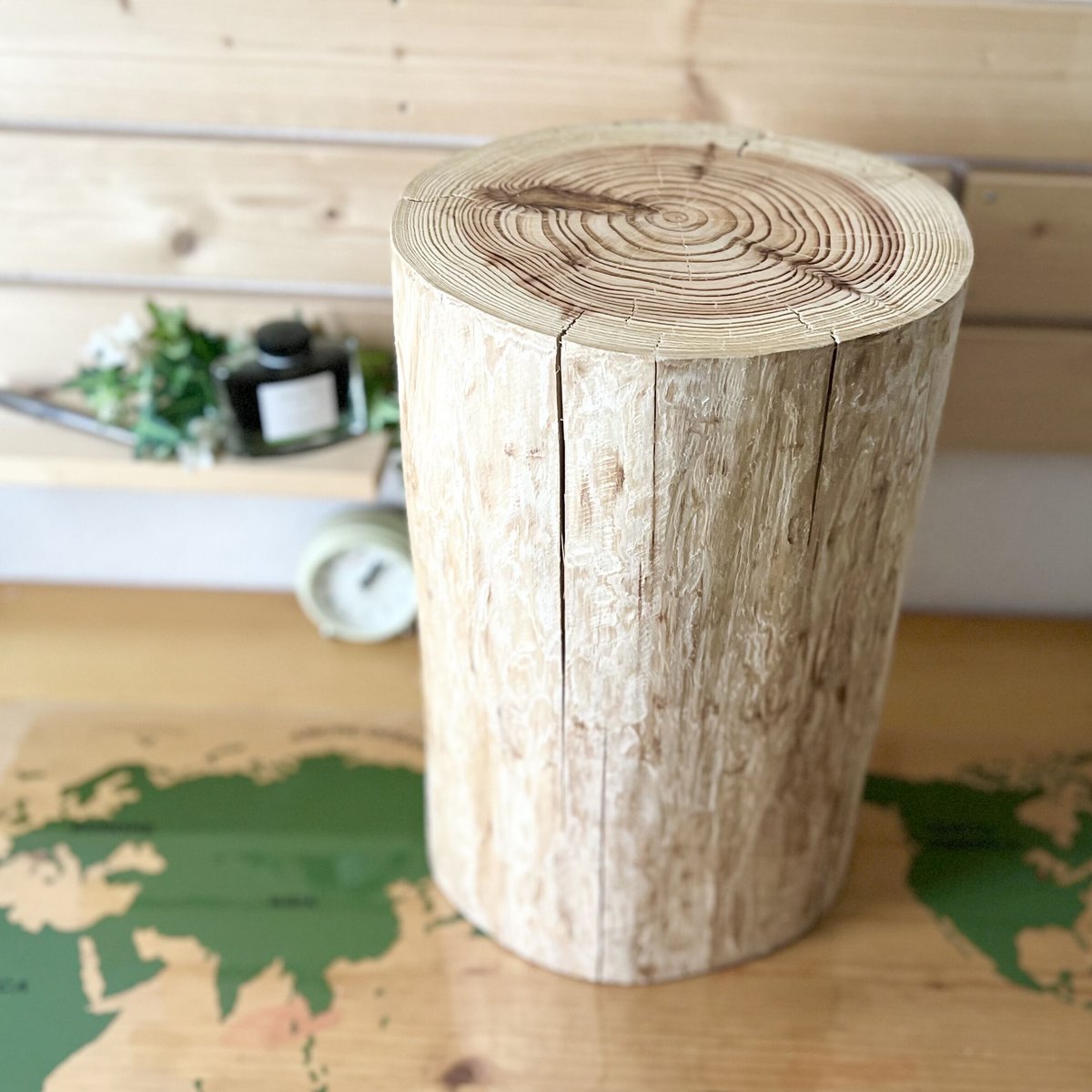杉の丸太【Lサイズ】K 直径25cm×高さ40cm | はちもも雑貨店