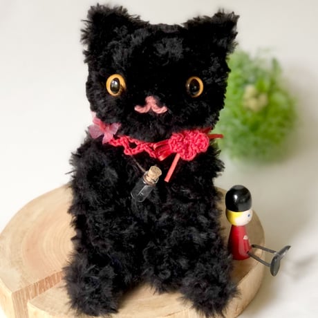編みにゃんず★黒猫姉弟のトットちゃん★ No.145