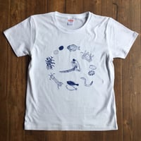 はまぐり堂・浜の暮らしTシャツ《海の一年》