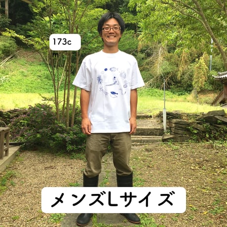 はまぐり堂・浜の暮らしTシャツ《山の一年》