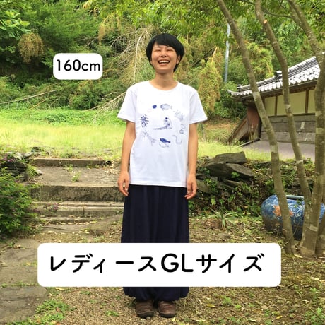 はまぐり堂・浜の暮らしTシャツ《海の一年》