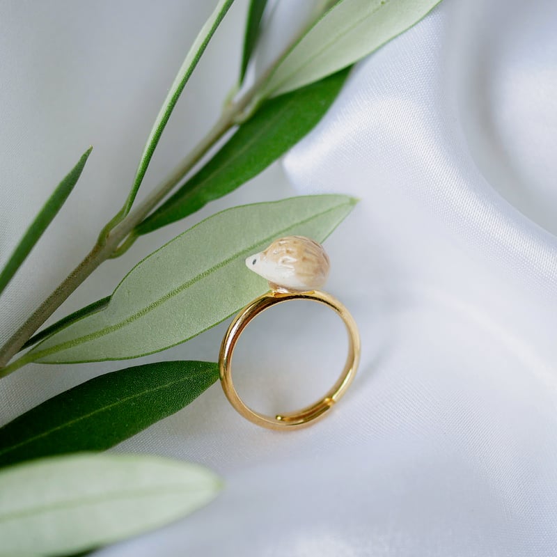 18金 ハリネズミ リング(小) 指輪 ゴールド