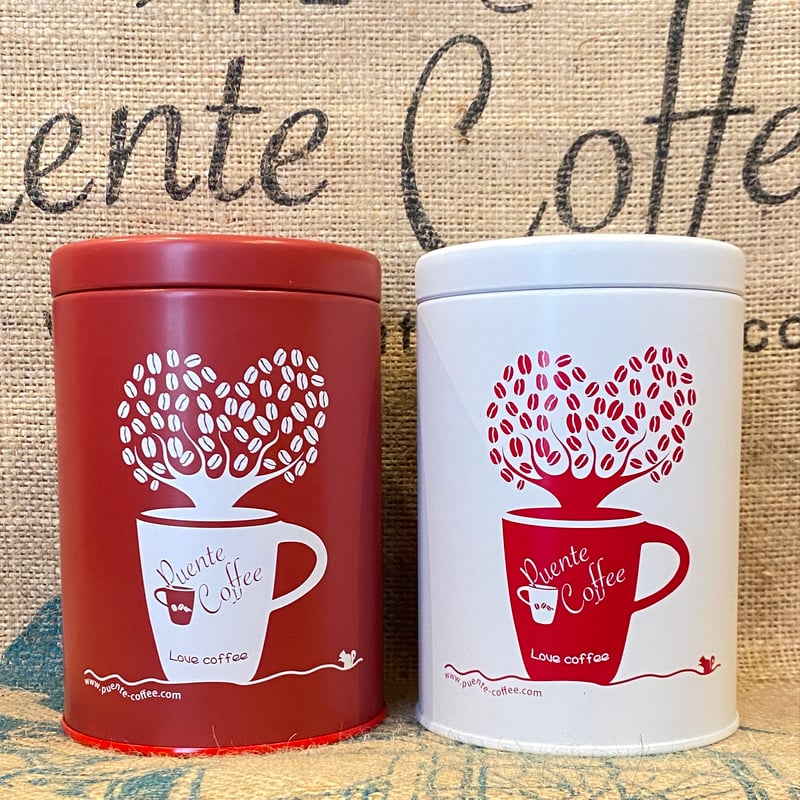 オリジナル保存容器（防湿リング缶） | Puente Coffee