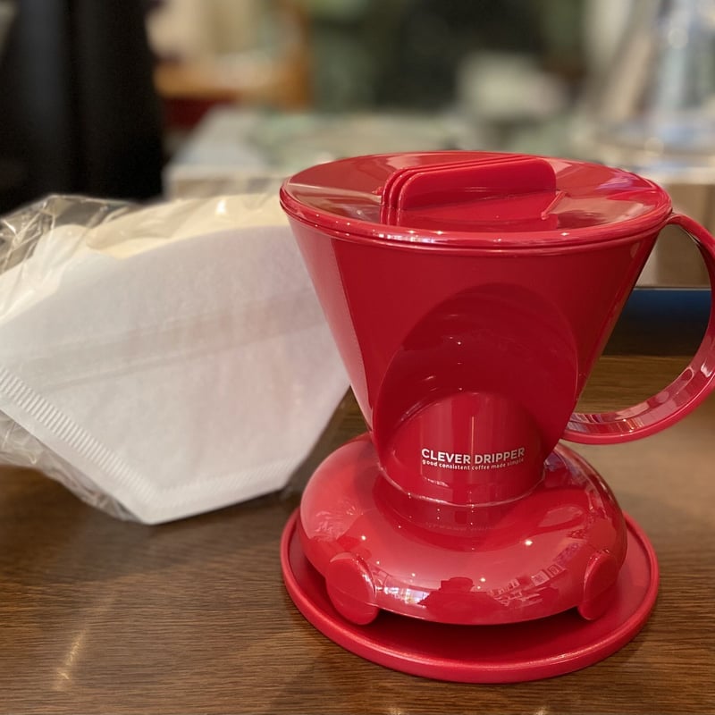カタチ製作所 ドリッパー Sサイズ 簡単らくちん「クレバードリッパー S サイズ(RED)」 | Puente Coffee