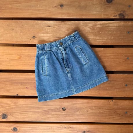 100cm Yves Saint Laurent Denim Mini Skirts