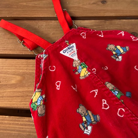 90cm USA OSHKOSH corduroy Overalls