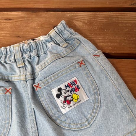 100cm Mickey Denim Mini Skirts