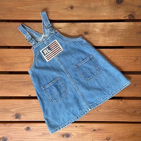 90cm Ralph Lauren Denim Overallskirts
