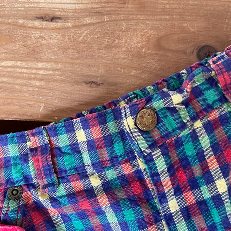 100cm USA OSHKOSH Plaid Shorts