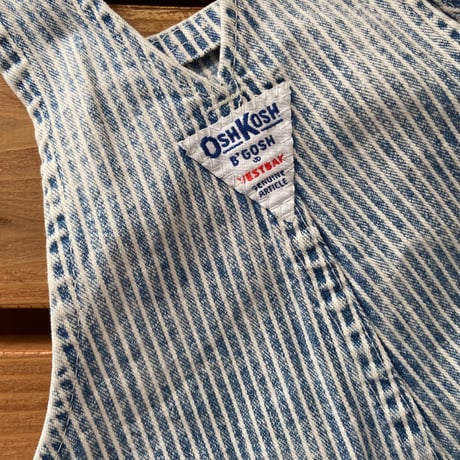 80cm USA OSHKOSH Hickory Overalls