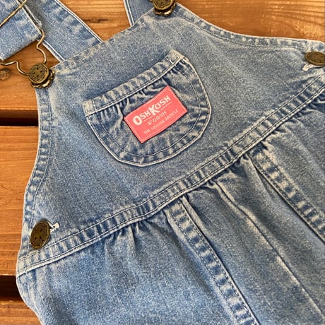 80cm USA OSHKOSH Pinktag Denim Overalls