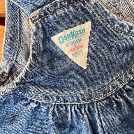 95cm USA OSHKOSH Denim Overall Skirt