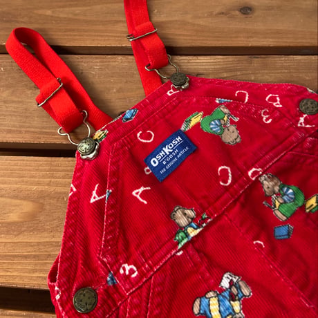 90cm USA OSHKOSH corduroy Overalls