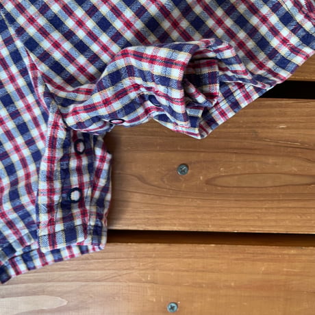 110cm USA OshKosh Plaid Shortalls