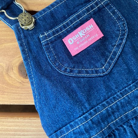 90cm USA Vintage OshKosh denim overall dress