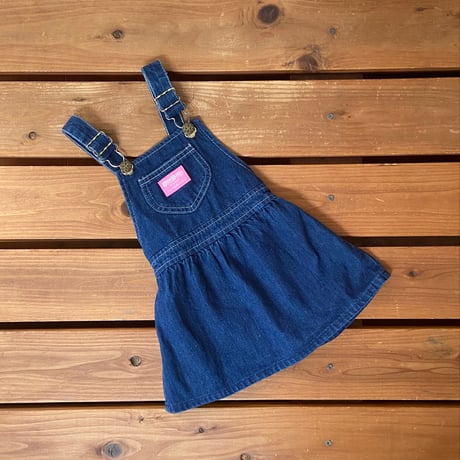 90cm USA Vintage OshKosh denim overall dress