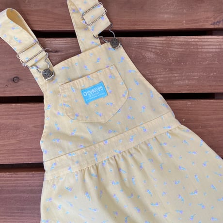 120cm USA Vintage OSHKOSH Short Salopette