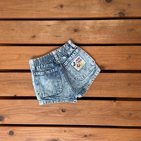90cm Mickey Denim Shorts