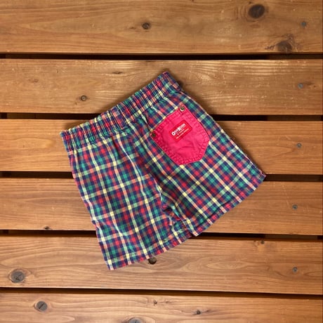 100cm USA OSHKOSH Plaid Shorts